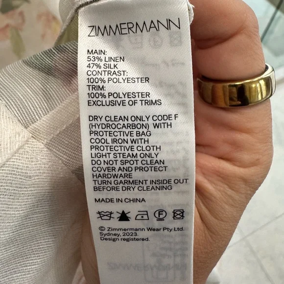 Zimmermann liftoff flower midi dress - Picture 9 of 15